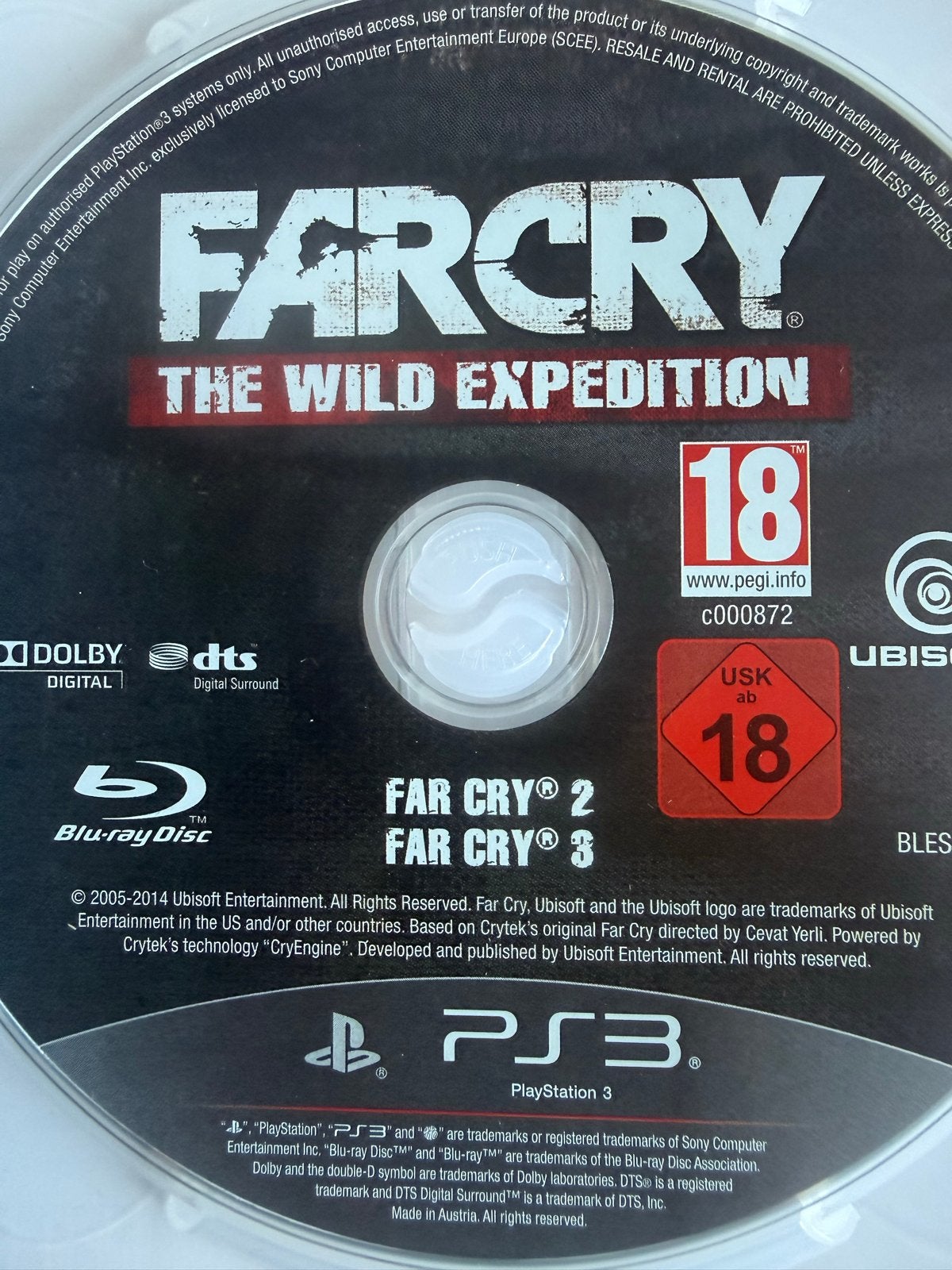 Far Cry: The Wild Expedition (PS3) - Inclusief 4 games, Spelcomputers en Games, Avontuur en Actie, Online, Vanaf 18 jaar, 1 speler