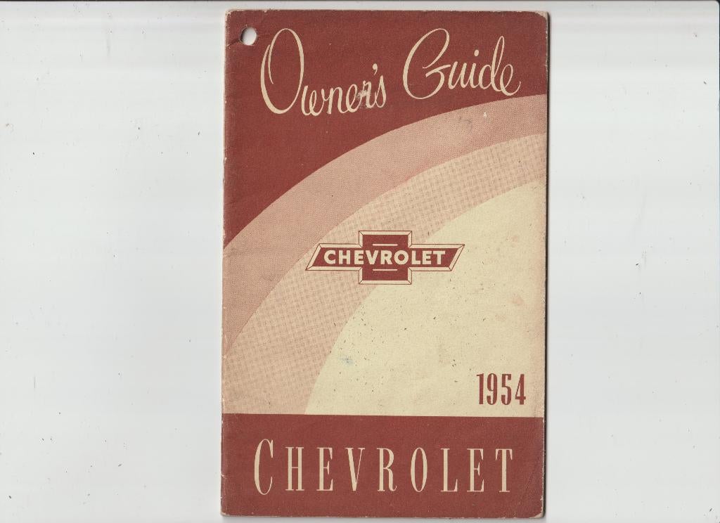 CHEVROLET 1954 Ownerguide, Ophalen of Verzenden