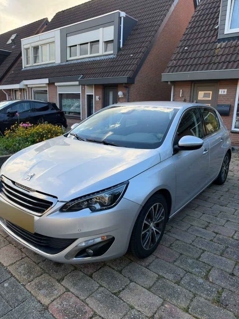 Peugeot 308 1.2E-THP 96/130 5-D AUT 2014 Grijs, Auto's, Stof, Bluetooth, Zwart, 1199 cc