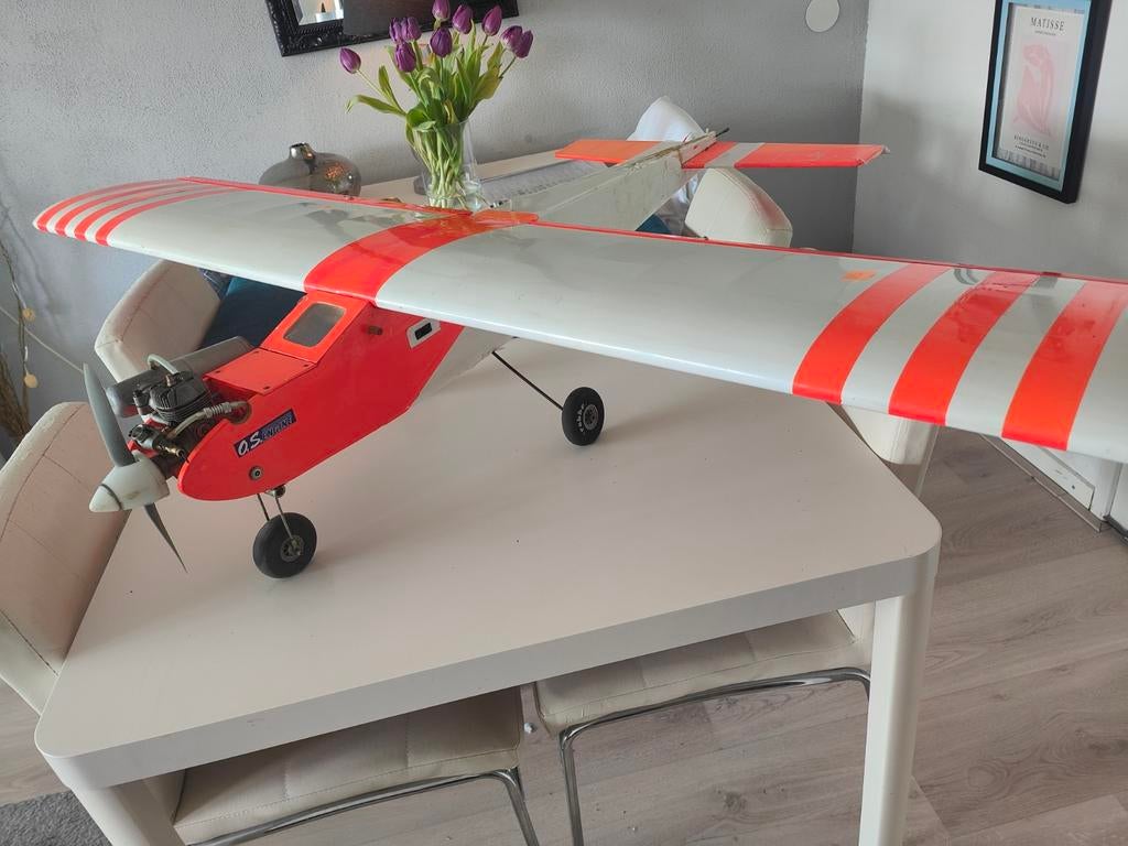 Skystar ARF RC vliegtuig met Supertigre 7.5cc, Ophalen of Verzenden, Niet werkend, Nitro