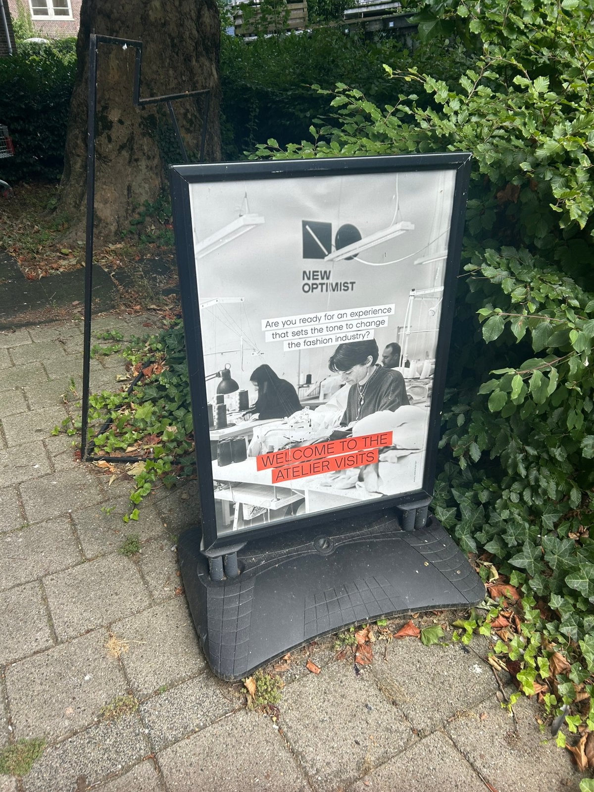 Reclame bord, Ophalen, Zo goed als nieuw