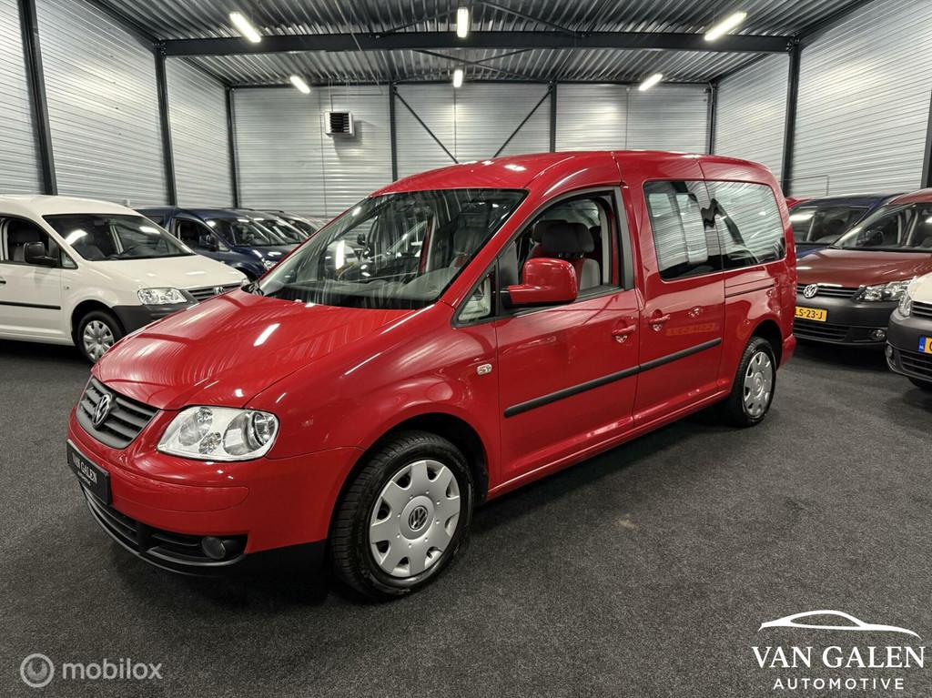 Volkswagen Caddy Maxi 1.6 Trendline 7p Cruise|Trekhaak|APK, Voorwielaandrijving, 12 maanden, Gebruikt, 4 cilinders