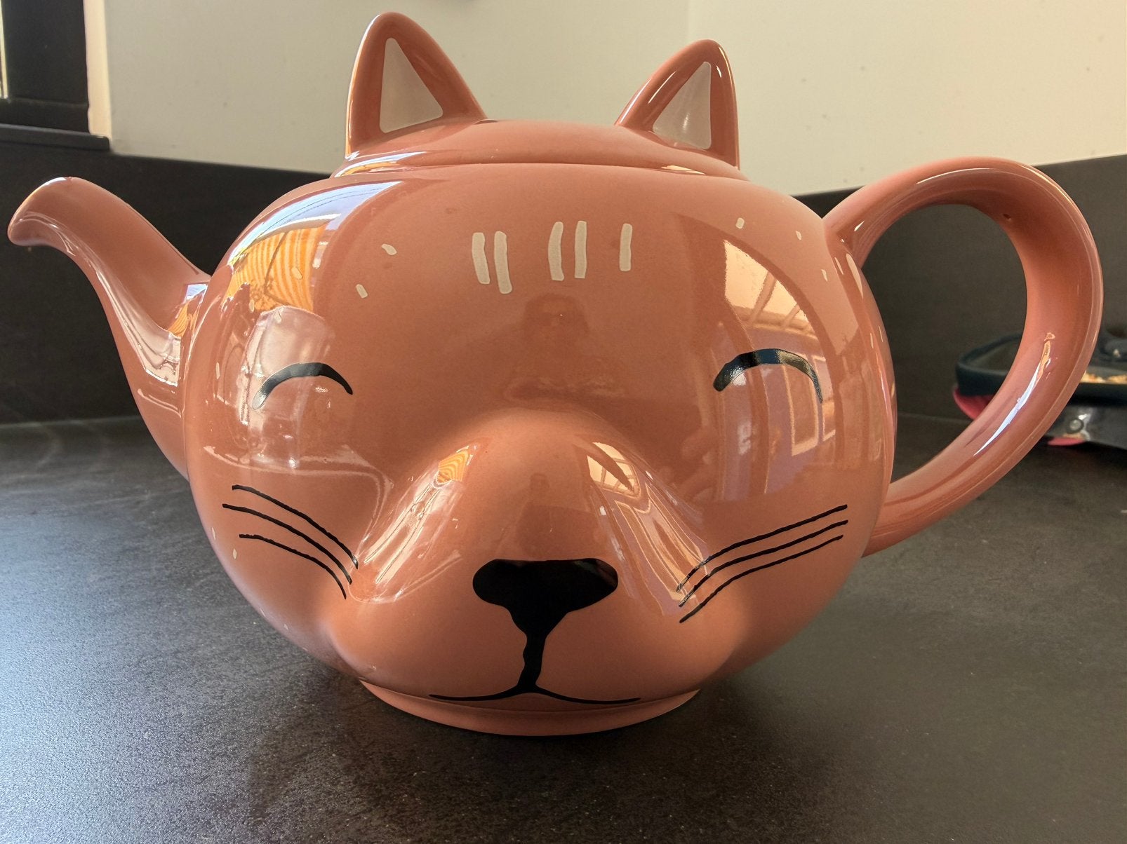 Unieke Schattige Kattentheepot – HEMA (Keramiek), Keramiek, Overige typen, Ophalen of Verzenden, Zo goed als nieuw