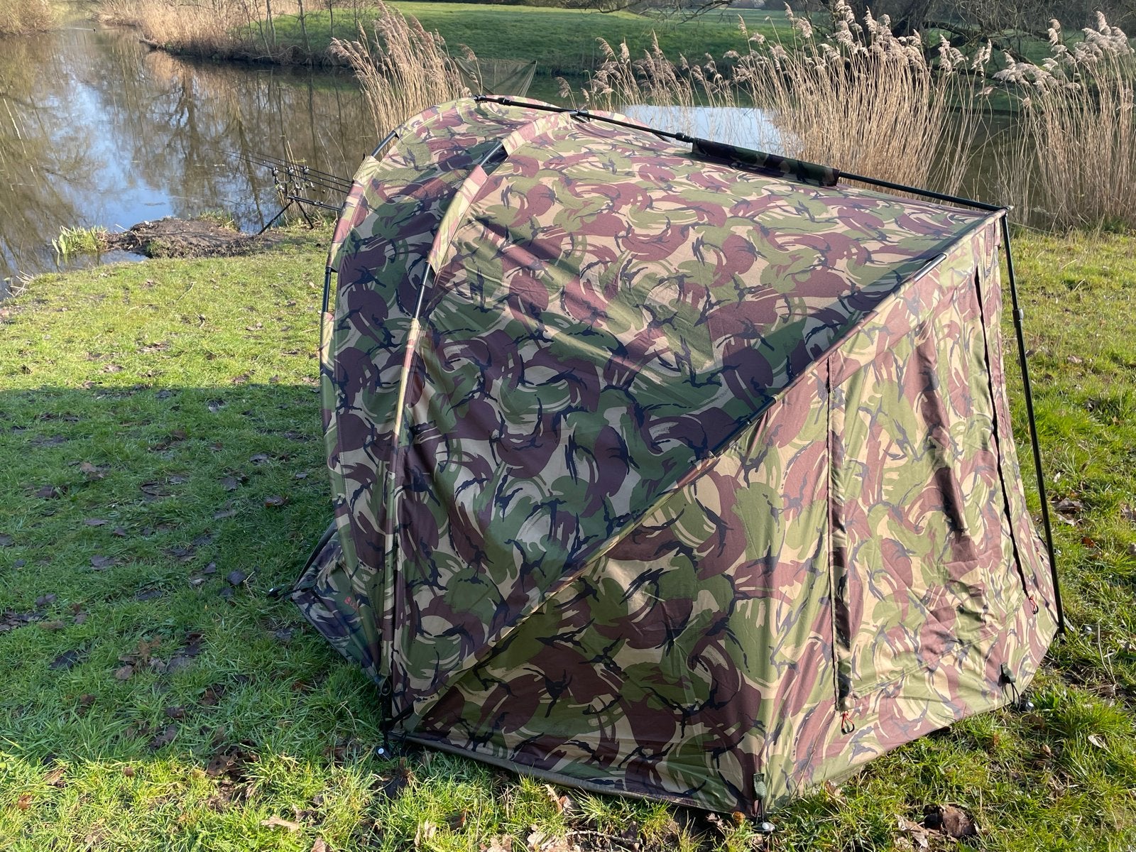 Camouflage Vistent / Bivvy - Zo goed als nieuw, Ophalen, Zo goed als nieuw, Overige typen