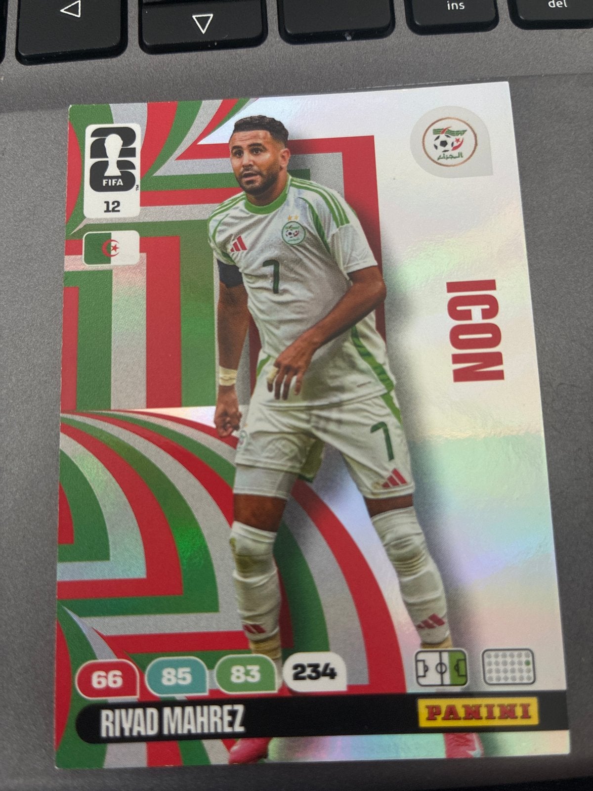 Riyad Mahrez FIFA 12 Panini Voetbal Kaart - Icon, Ophalen, Zo goed als nieuw, Buitenlandse clubs, Spelerskaart