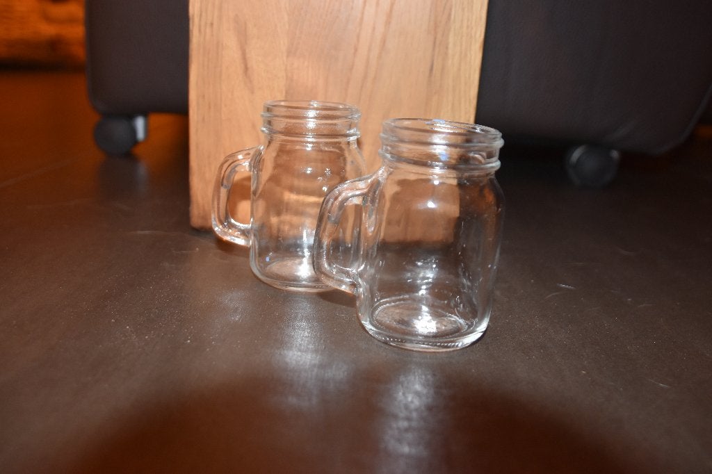 Schattige glazen potjes, Meerkleurig, Overige materialen, Ophalen of Verzenden, Landelijk
