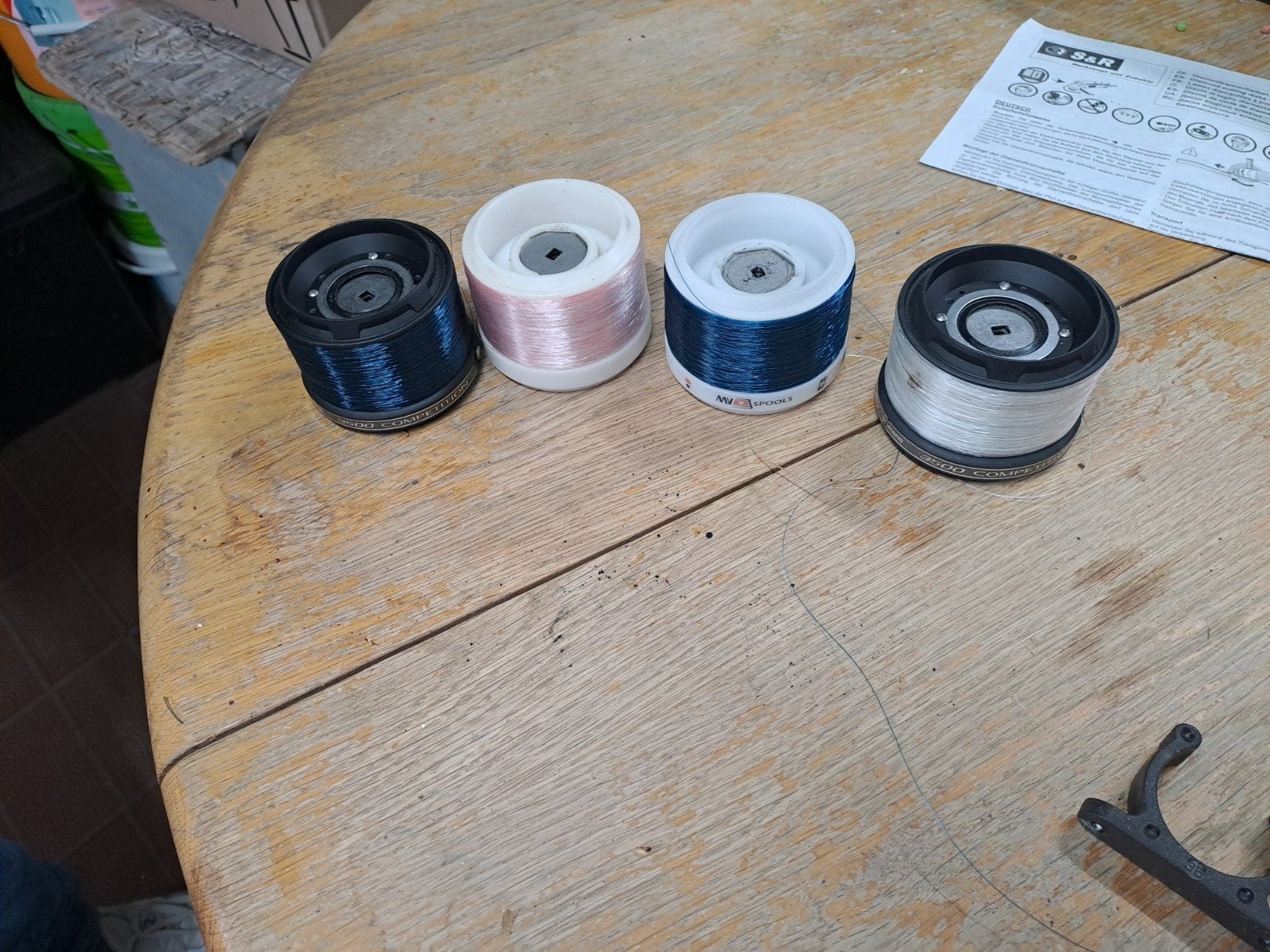 4 Teflon spoelen voor Shimano Ultegra (o.a. XSC), Ophalen of Verzenden