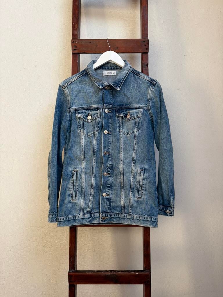 Mango spijkerjas maat S, Ophalen of Verzenden, Zo goed als nieuw, Maat 36 (S), Blauw