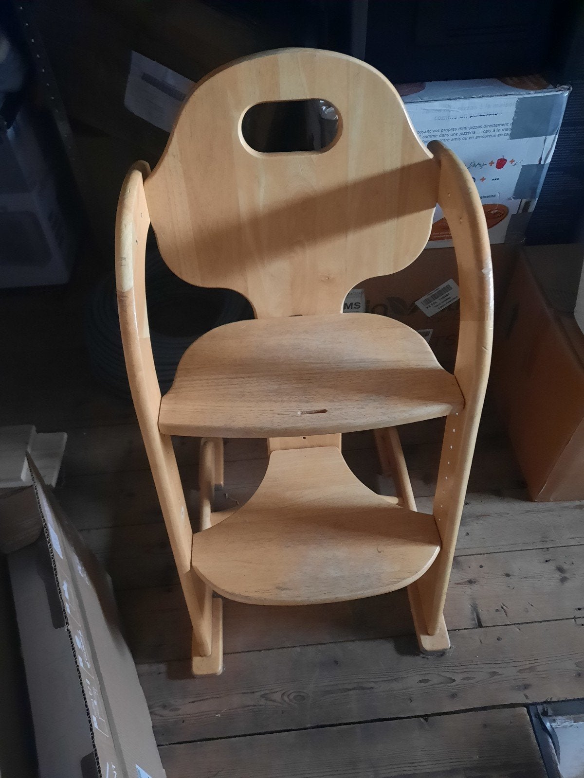 Tiamo Wood Collection Meegroeistoel, Kinderen en Baby's, Ophalen, Gebruikt, Meegroeistoel