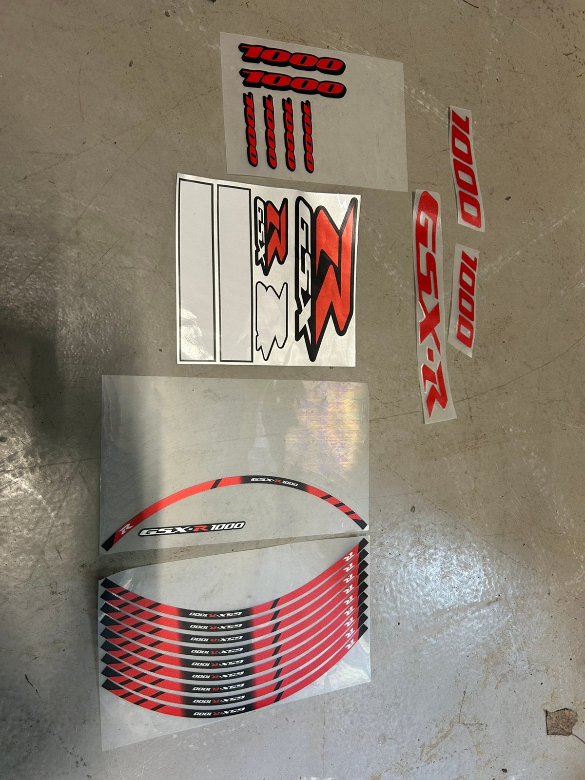 Stickers GSXR-1000, Ophalen