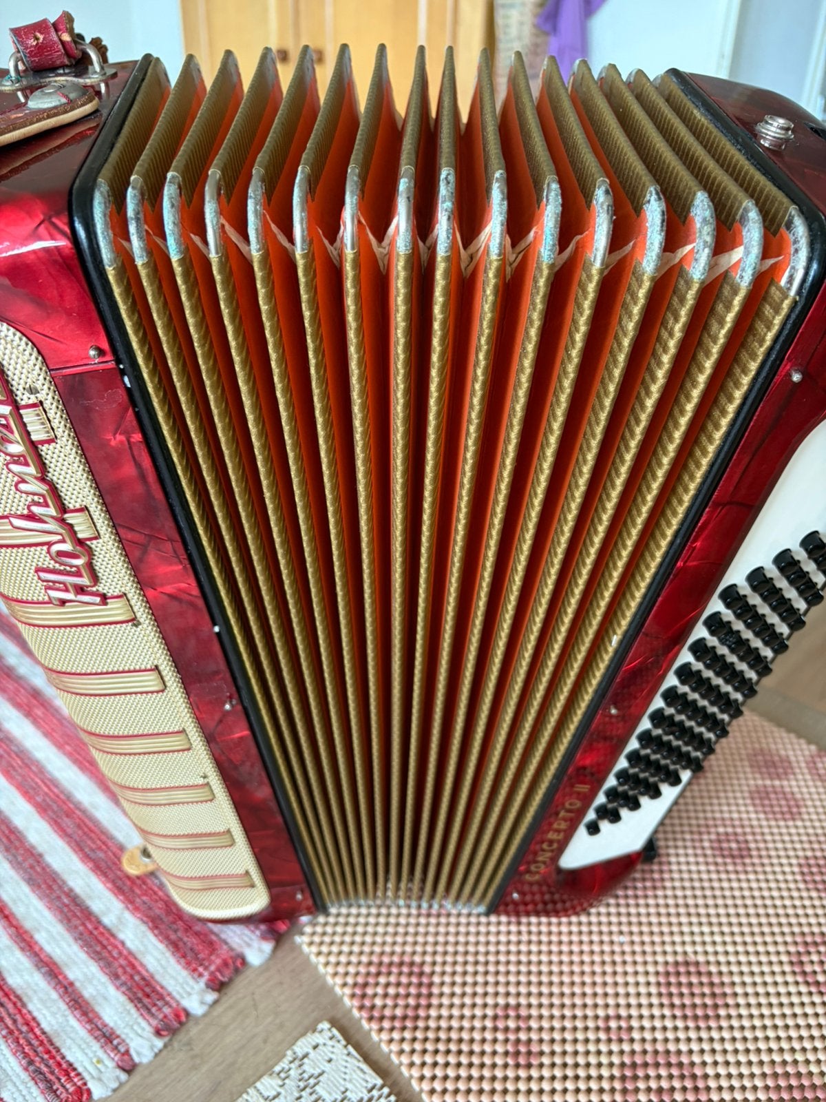 Hohner accordeon concerto 2, Muziek en Instrumenten, Ophalen, Zo goed als nieuw, 72-bas, Hohner