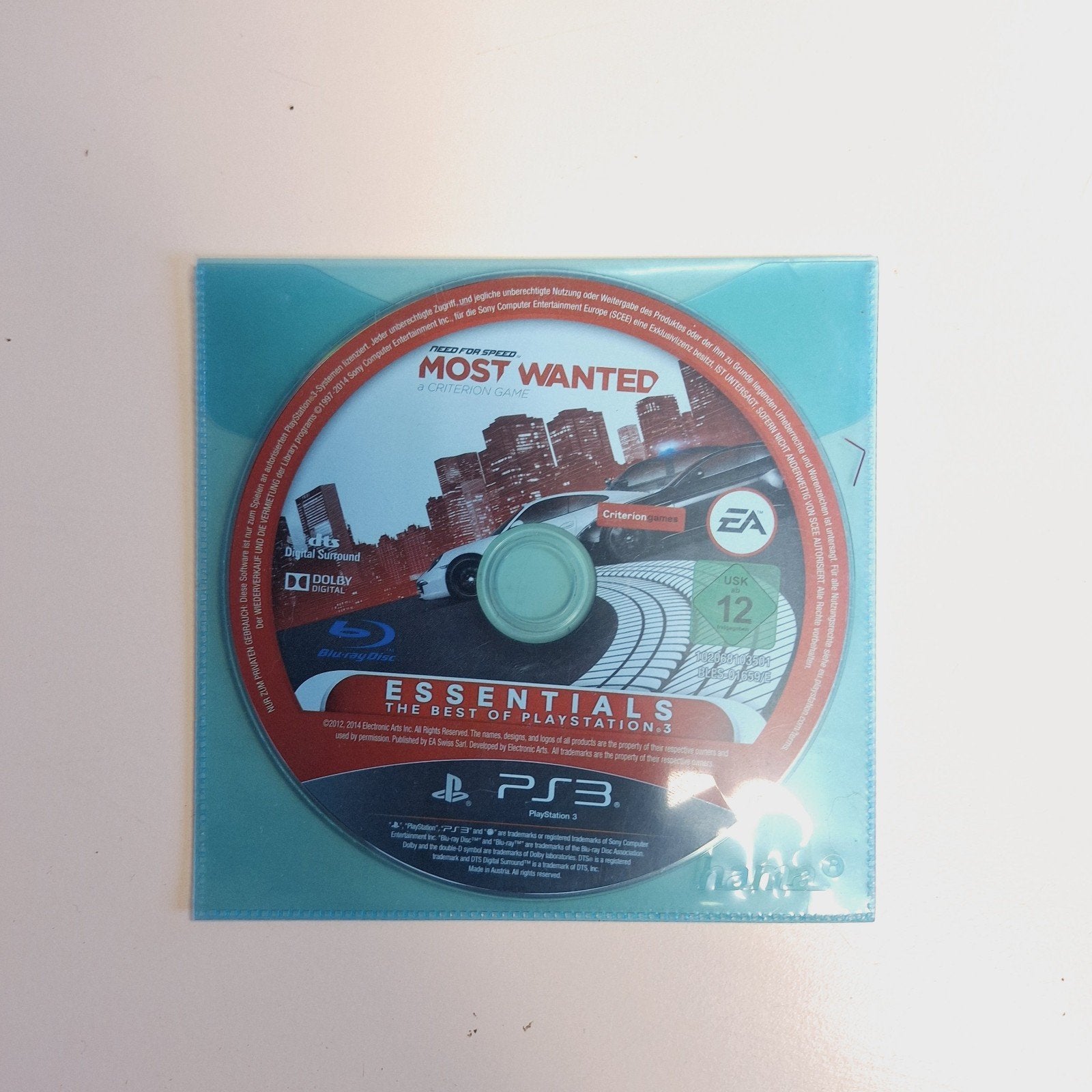 Need For Speed Most Wanted (NFS MW) - Playstation 3 | PS3, Gebruikt, ., 1 speler, Racen en Vliegen
