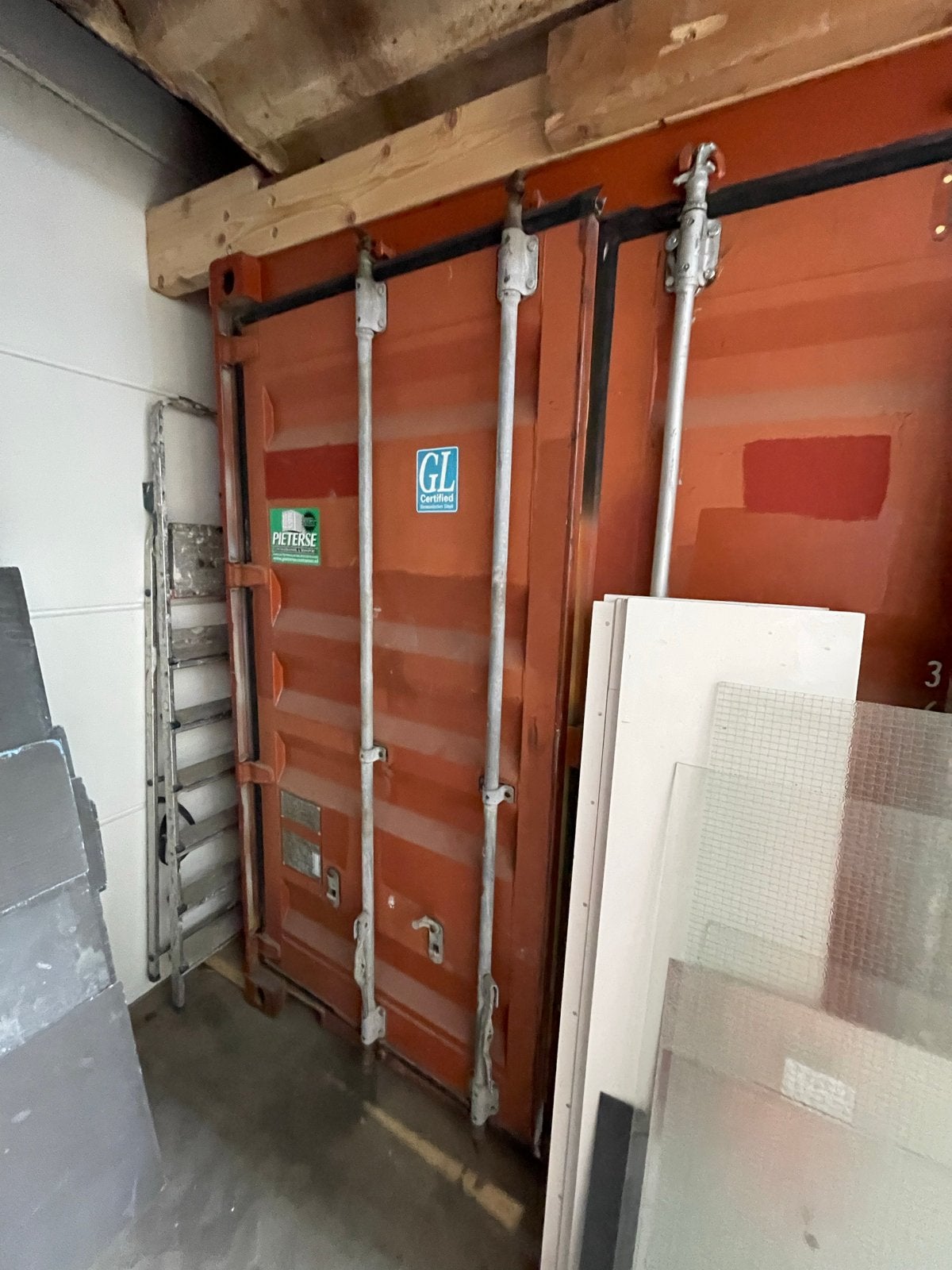 2x 20ft Containers: RVS geïsoleerd & Standaard afgewerkt, Ophalen