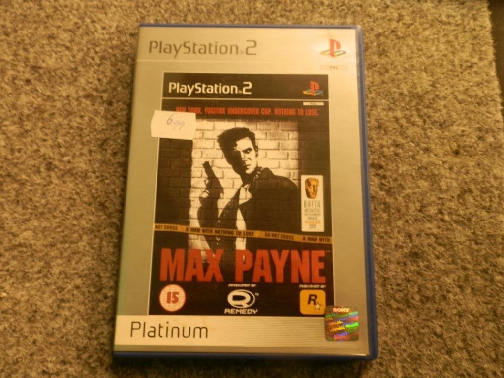 Ps2 spel Max Payne Platinum, Spelcomputers en Games, Avontuur en Actie, Online, Gebruikt, 1 speler