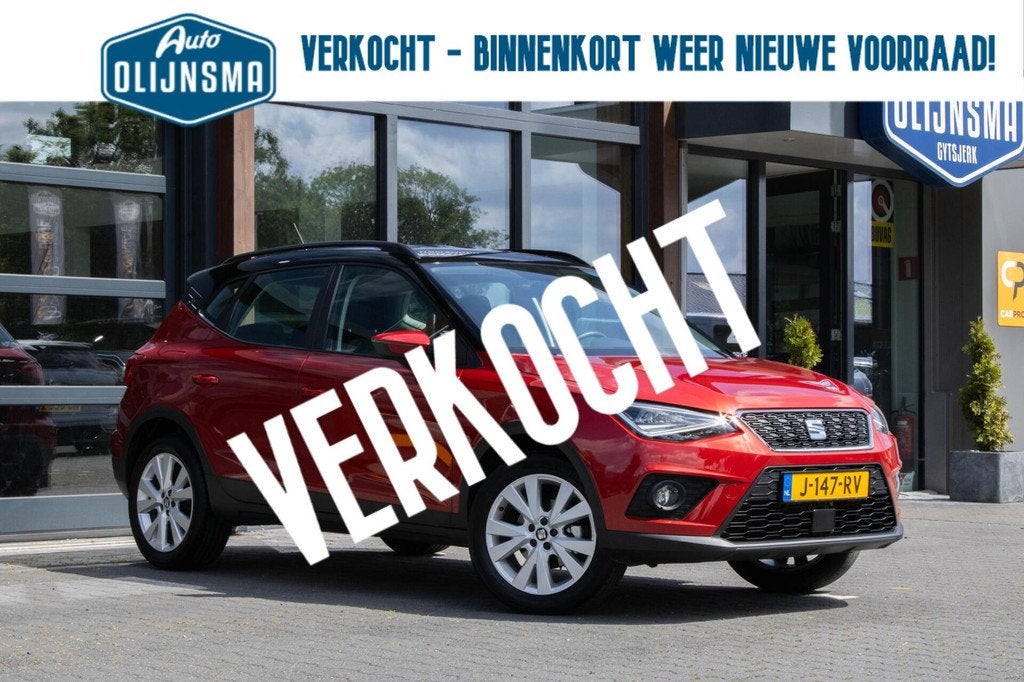 Seat Arona 1.0 TSI Xcellence Business Intense|Stoelverwarmin, Auto's, Voorwielaandrijving, Stof, Gebruikt, 95 pk