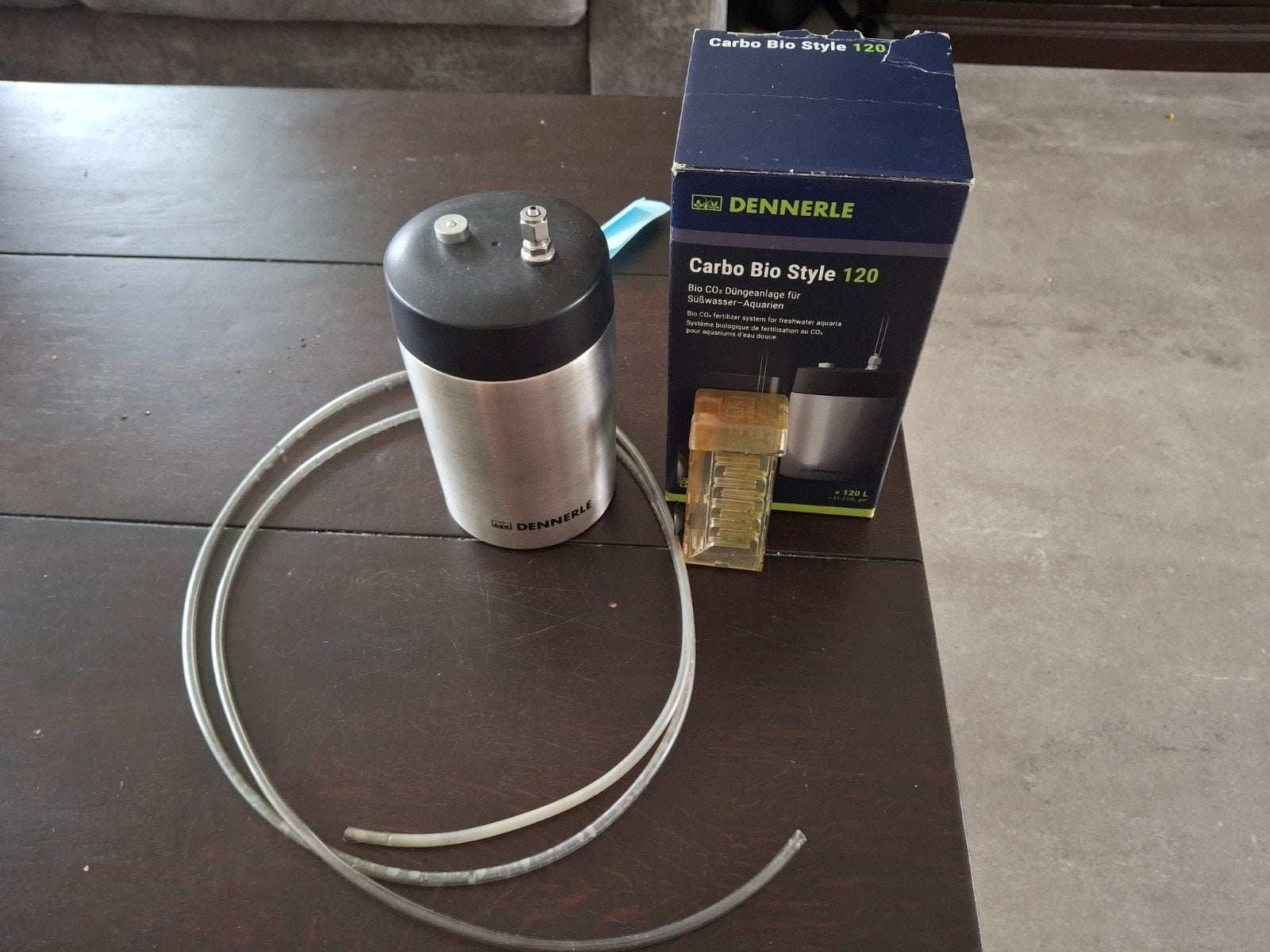 Dennerle Carbo Bio Style 120 – CO₂-installatie aquarium, Zo goed als nieuw, Inclusief toebehoren, CO₂-systeem, Dennerle