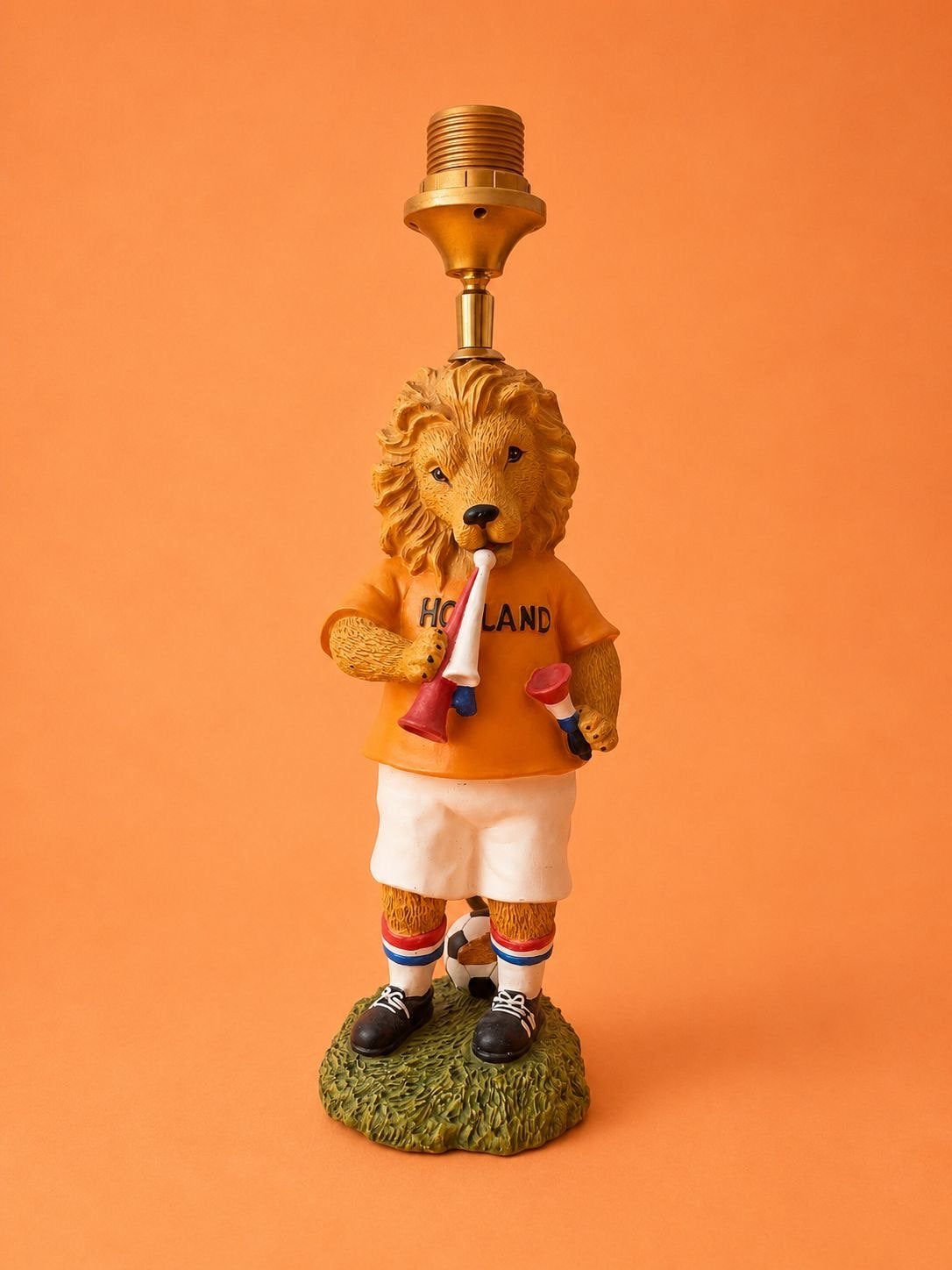 Oranje WK Leeuw Lamp - Voetbal Fan Decoratie, Ophalen of Verzenden, Zo goed als nieuw, Kunststof