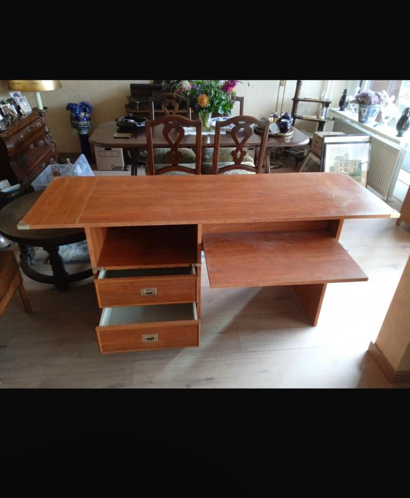 Schrijftafel, bureau, Ophalen, Overige typen, Gebruikt, Hout