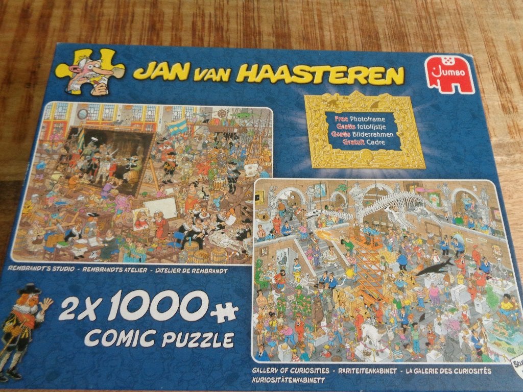 jan van haasteren  2 x 1000, Ophalen of Verzenden, 500 t/m 1500 stukjes, Zo goed als nieuw