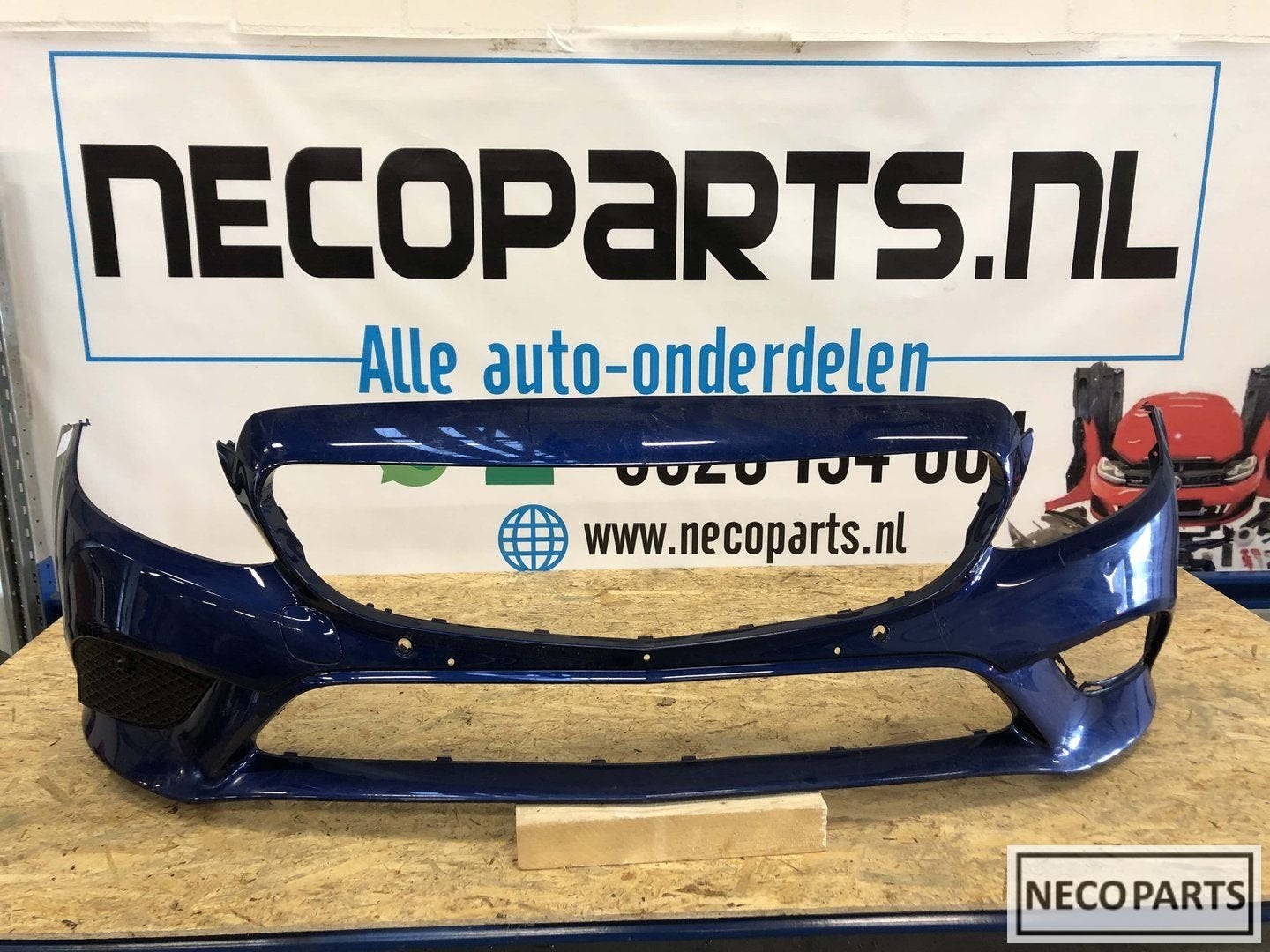 C klasse w205 facelift voorbumper led 2018-2020, Gebruikt, -, Voor, Ophalen of Verzenden