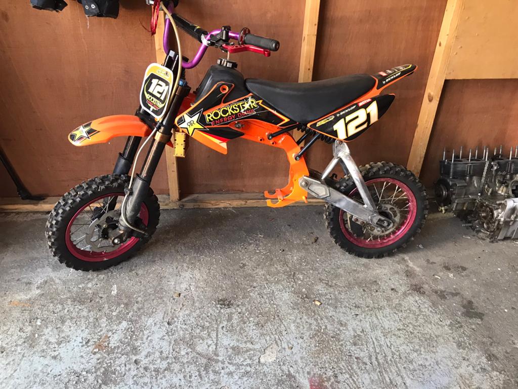 Pitbike onderdelen, Ophalen, Zo goed als nieuw, Pitbike