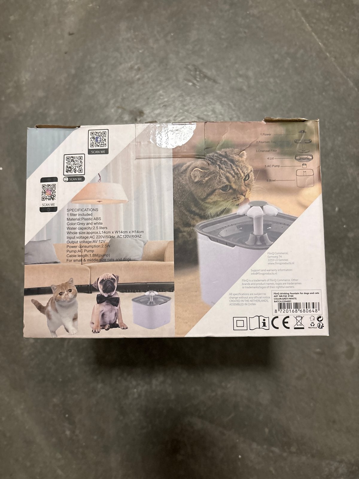 Drink fontein voor kat of hond, Ophalen of Verzenden