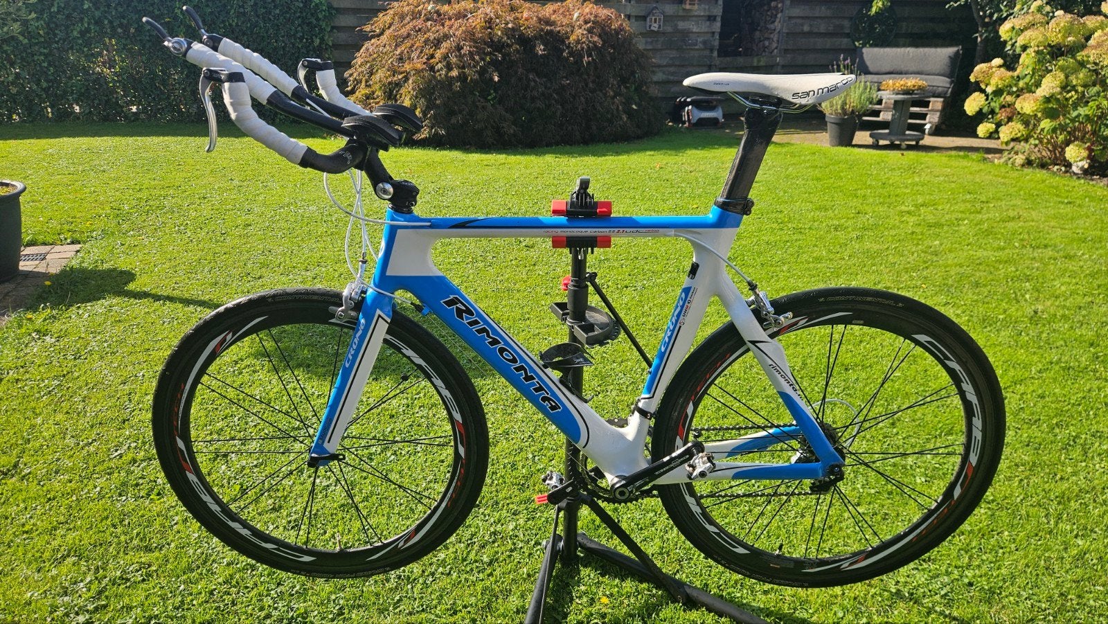 Rimonta Carbon Chrono Tijdrit Racefiets, 28 inch, Gebruikt, Carbon, Velgrem