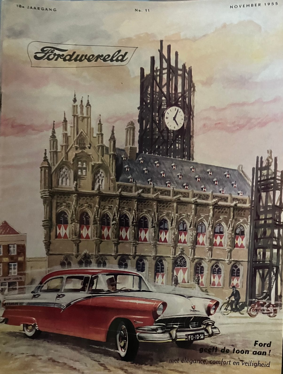 Fordwereld Jaargangen 1950-1955 - Vintage Autotijdschrifte, Ophalen of Verzenden, Gelezen, Overige typen