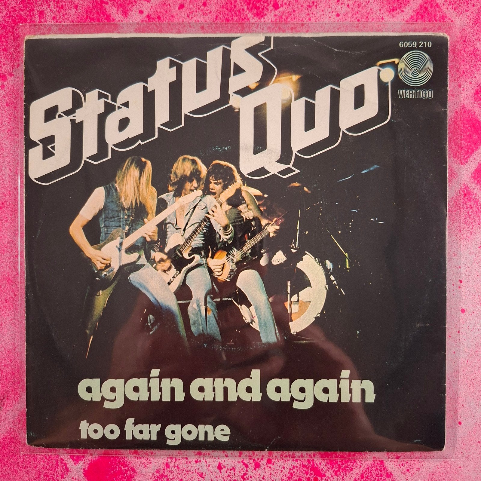 Status Quo Again. and Again single., Gebruikt, 7 inch, Rock en Metal, Overige typen
