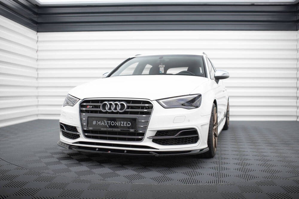 Voorlip sideskirt diffuser spoiler - S3 A3 S-line 8V 13-16