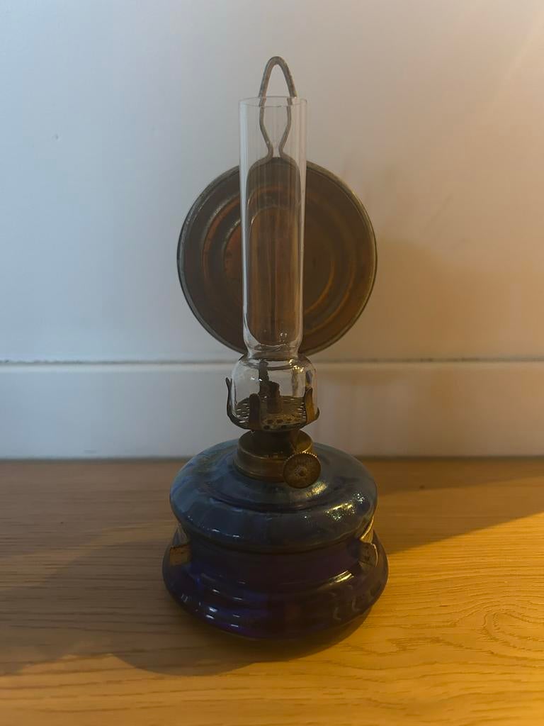 Antieke Handy Lamp / Wandlampje, Antiek en Kunst, Antiek | Lampen, Ophalen of Verzenden