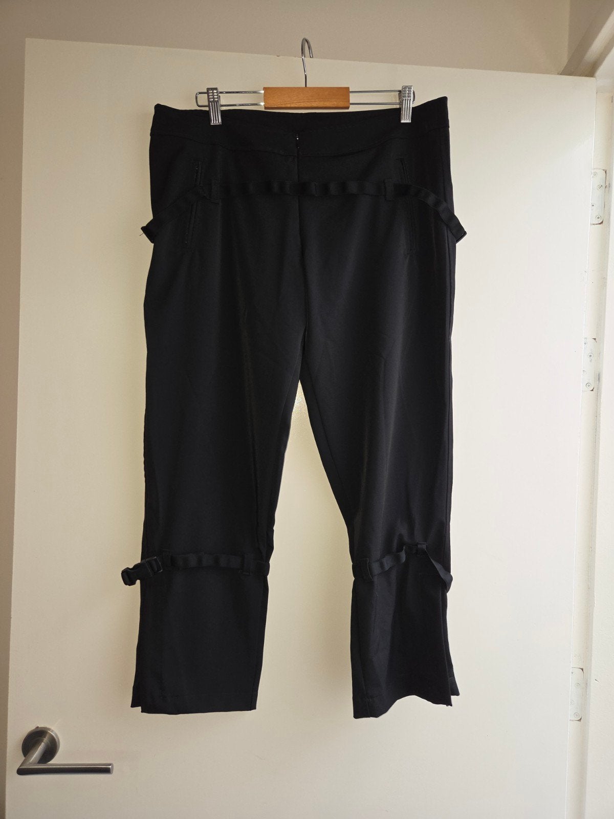 Quaha travelstof broek zgan mt 44= xl, Zwart, Maat 46/48 (XL) of groter, Ophalen of Verzenden, Zo goed als nieuw