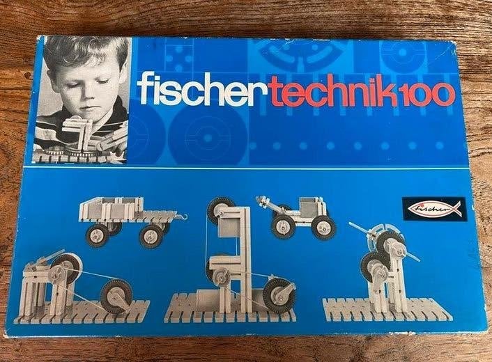 Fischer Technik 100 - Vintage Bouwdoos, compleet , zgan, Ophalen of Verzenden, Zo goed als nieuw