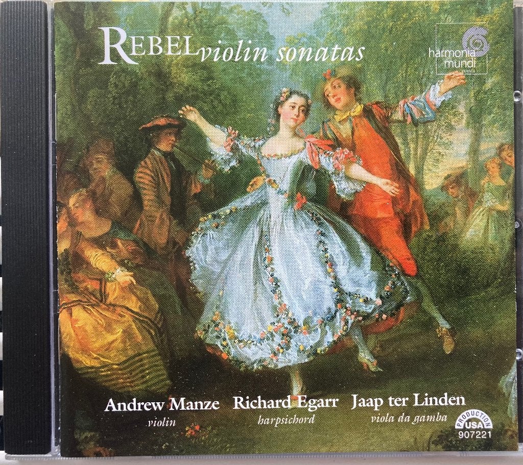 Rebel | Violin Sonatas | Manze/Egarr/Ter Linden, Ophalen of Verzenden, Barok, Gebruikt, Kamermuziek