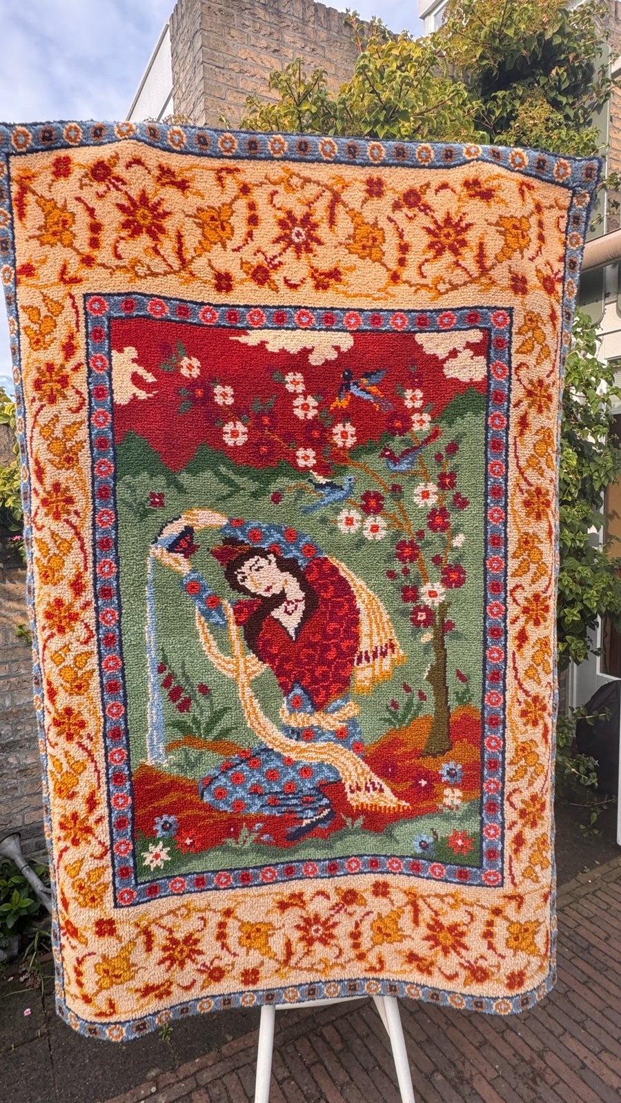 Handgeknoopt wandkleed, Ophalen of Verzenden