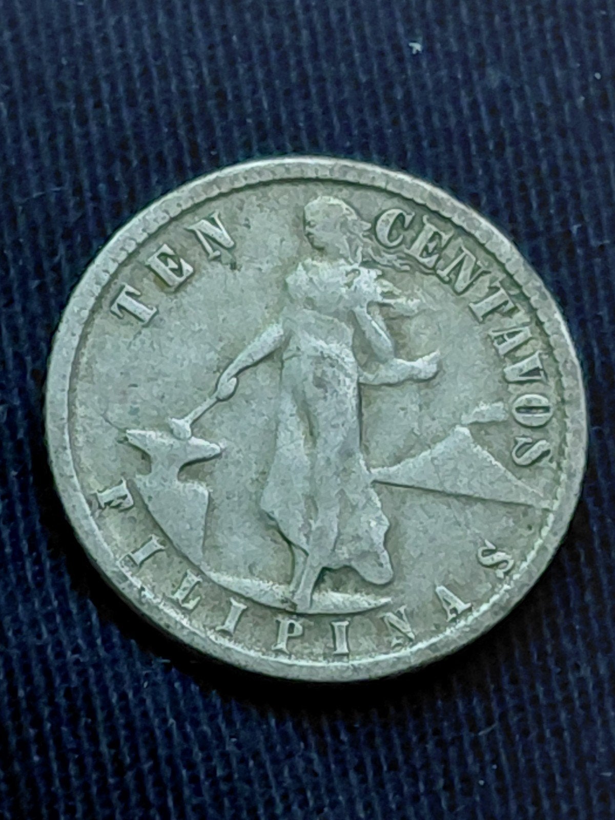 Filippijnen 10 Centavos 1944d - Zilver, Verzenden, Zuidoost-Azië, Losse munt, Zilver