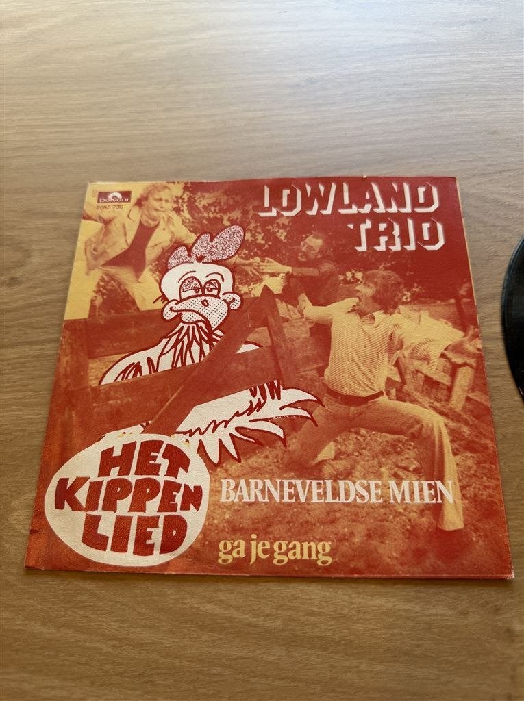 Lowland Trio - het kippen lied, Ophalen of Verzenden, Zo goed als nieuw, Nederlandstalig