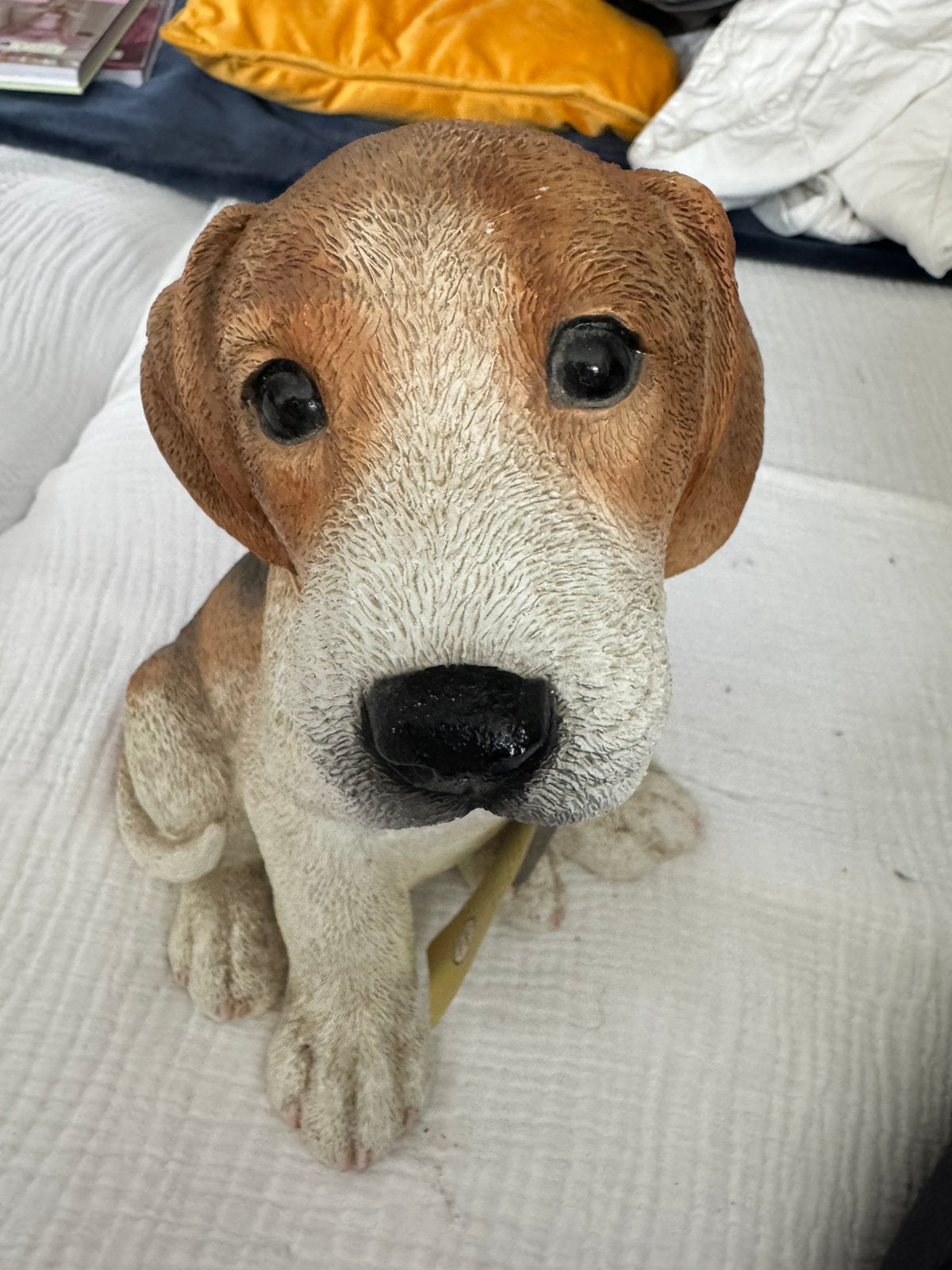 Beagle pup beeld xxl castagna ong 25 cm hoog uit Italië, Ophalen, Zo goed als nieuw