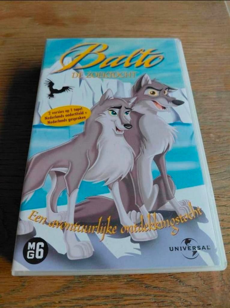 Balto 2 de zoektocht videoband. Engels + Ned gesproken, Cd's en Dvd's, Alle leeftijden, Ophalen of Verzenden, Gebruikt, Tekenfilms en Animatie