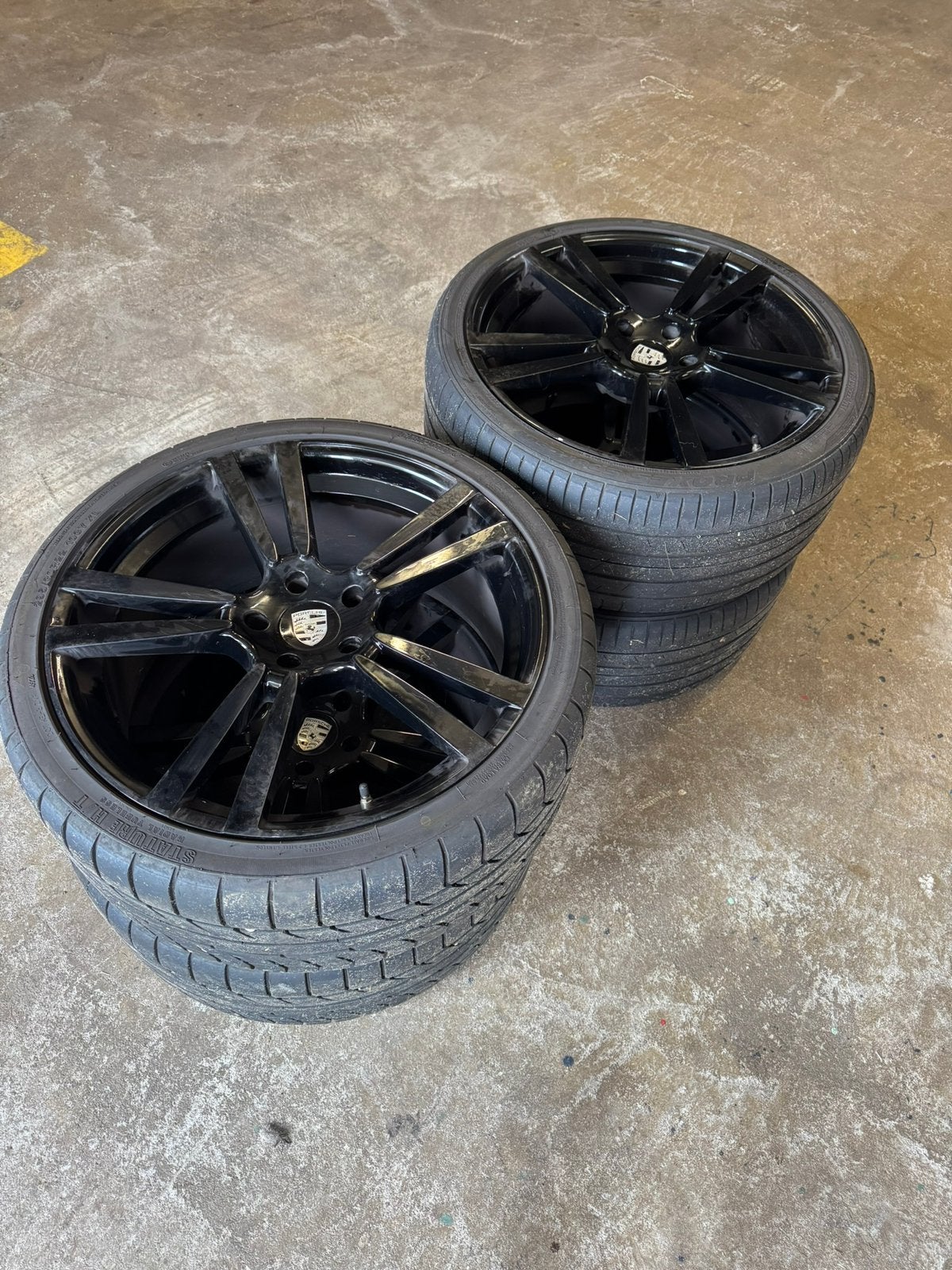 22 Inch Porsche Velgen Zwart – Toyo Zomerbanden, Ophalen