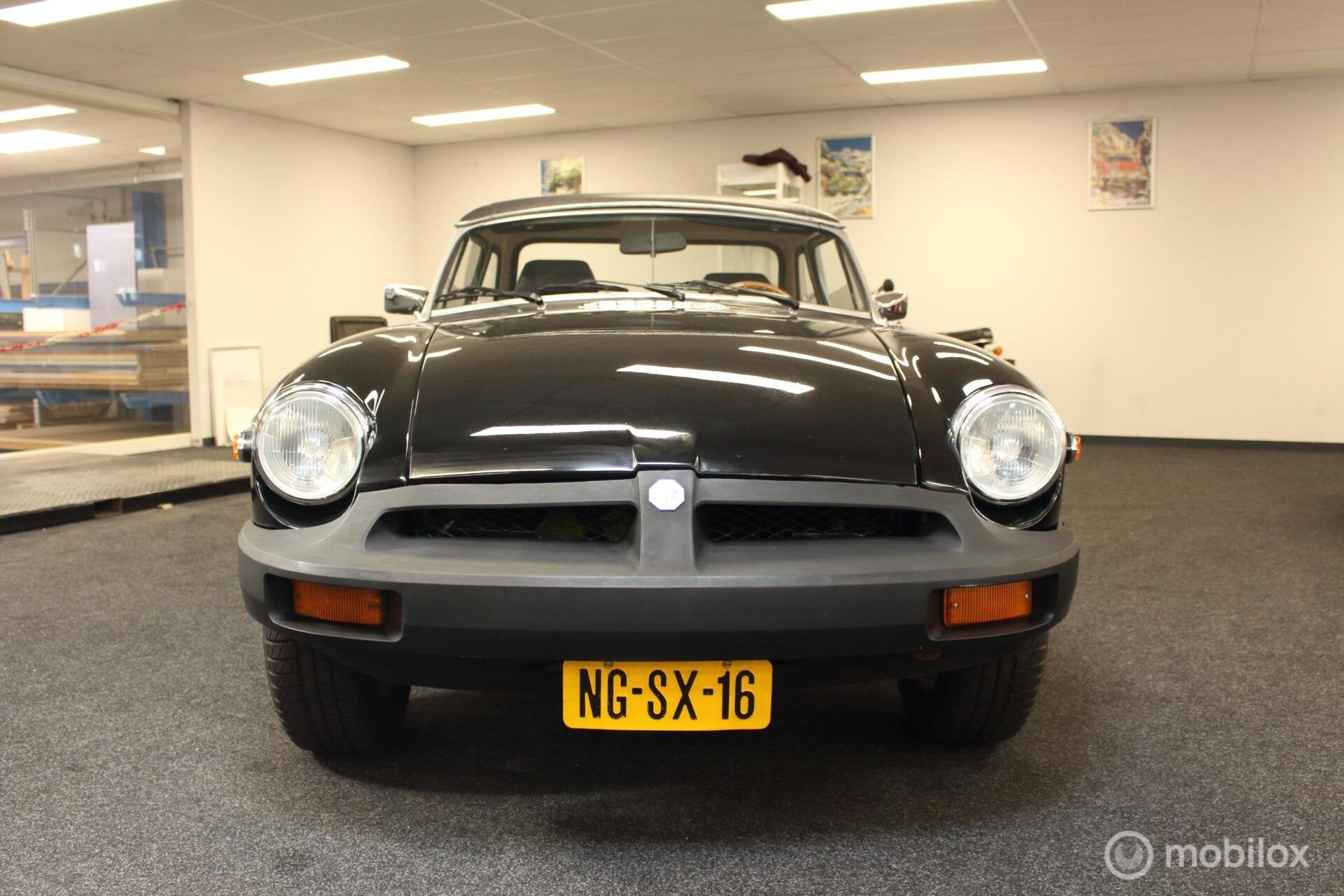 MG B Tourer, Zwart, Cabriolet, Zwart, Leder
