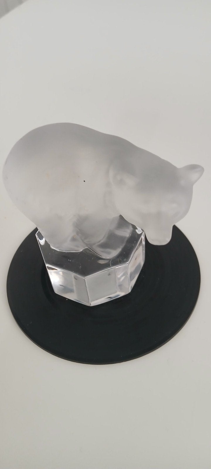 Vintage Goebel Kristal Bear Beeldje - Matglas Design, Ophalen of Verzenden