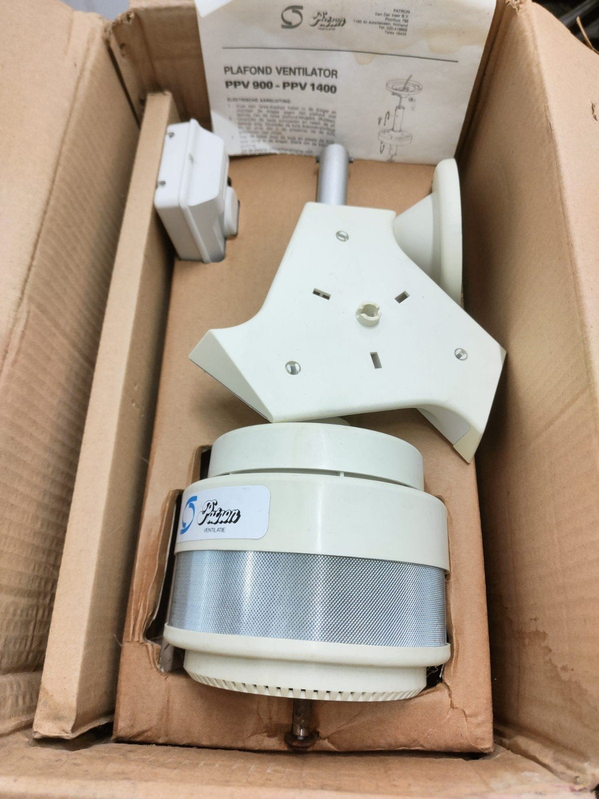 Plafond ventilator nieuw in doos, Ophalen of Verzenden, Nieuw, Ventilator