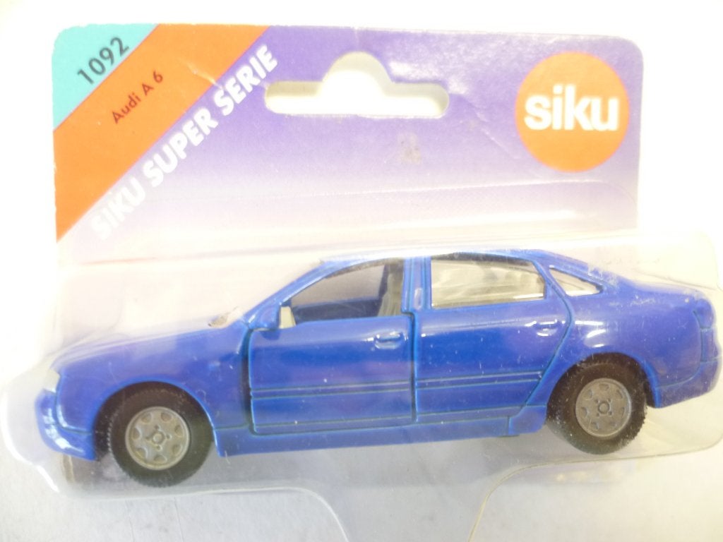 Siku 1092 Audi A6 blauw nieuw in blister modelauto., Ophalen of Verzenden, Nieuw, Auto
