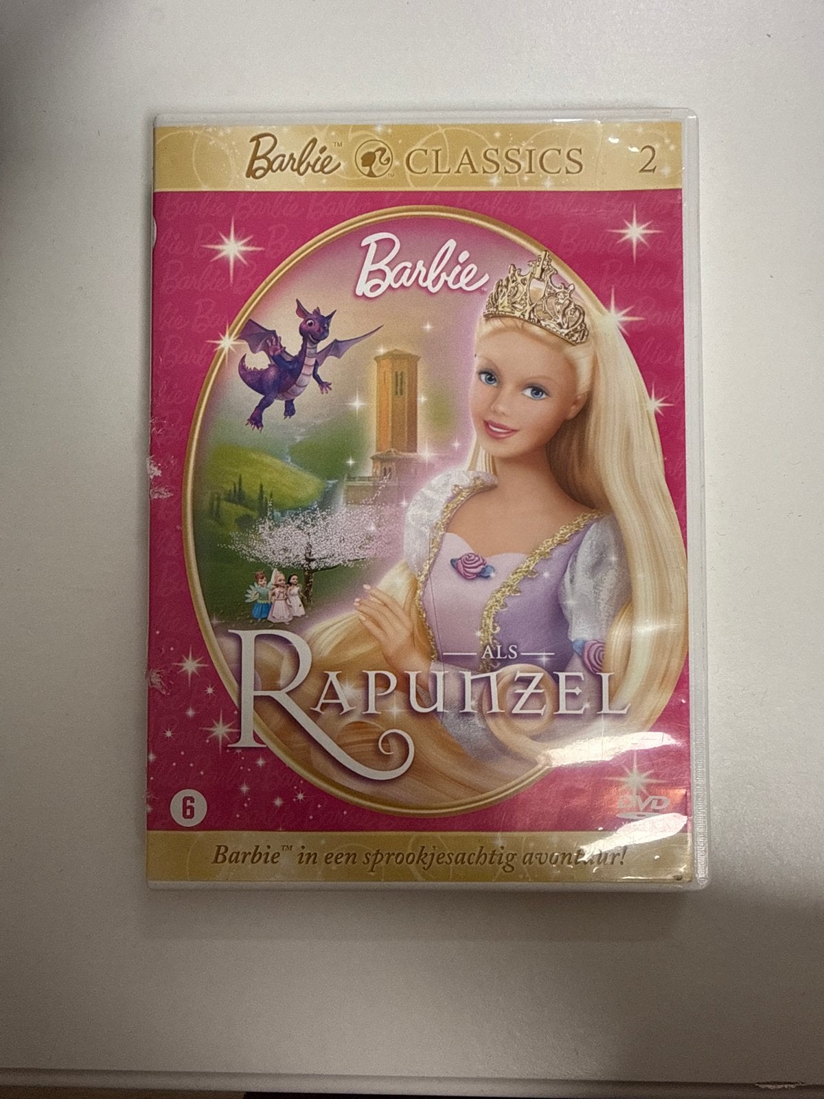 Barbie als Rapunzel DVD - Classic Animatie Film, Gebruikt, Animatie, Alle leeftijden, Nederlands