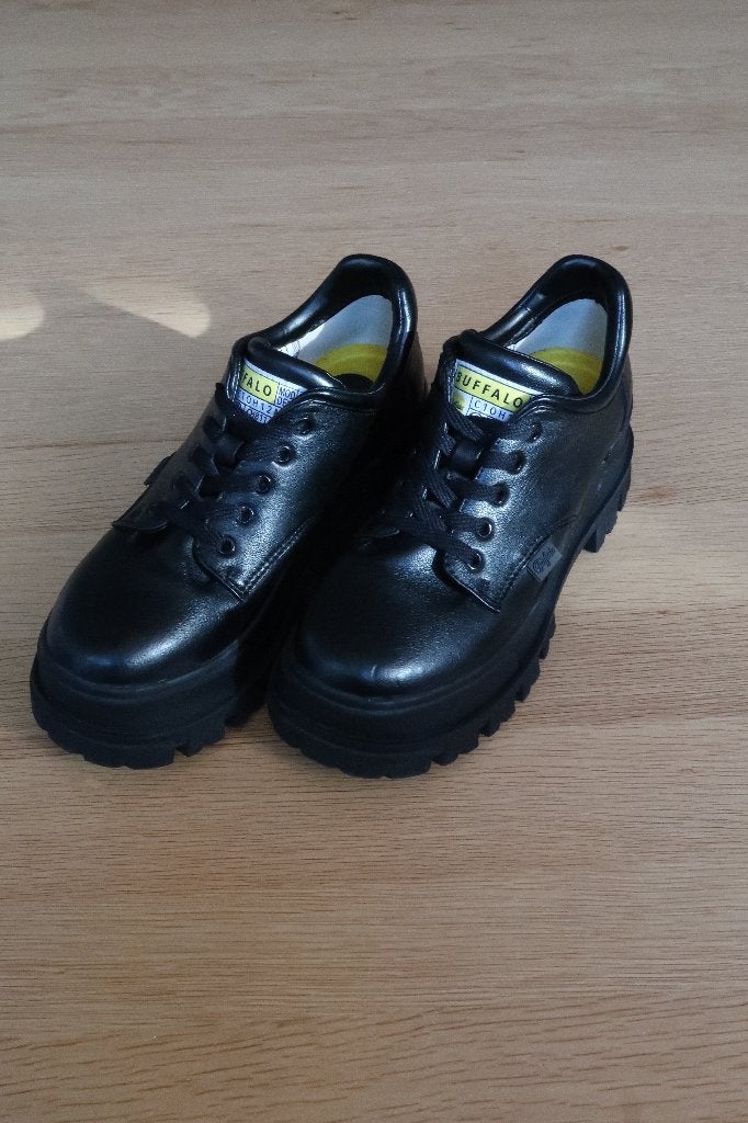 Buffalo Aspha Boots, Zwart, Overige typen, Ophalen of Verzenden, Zo goed als nieuw