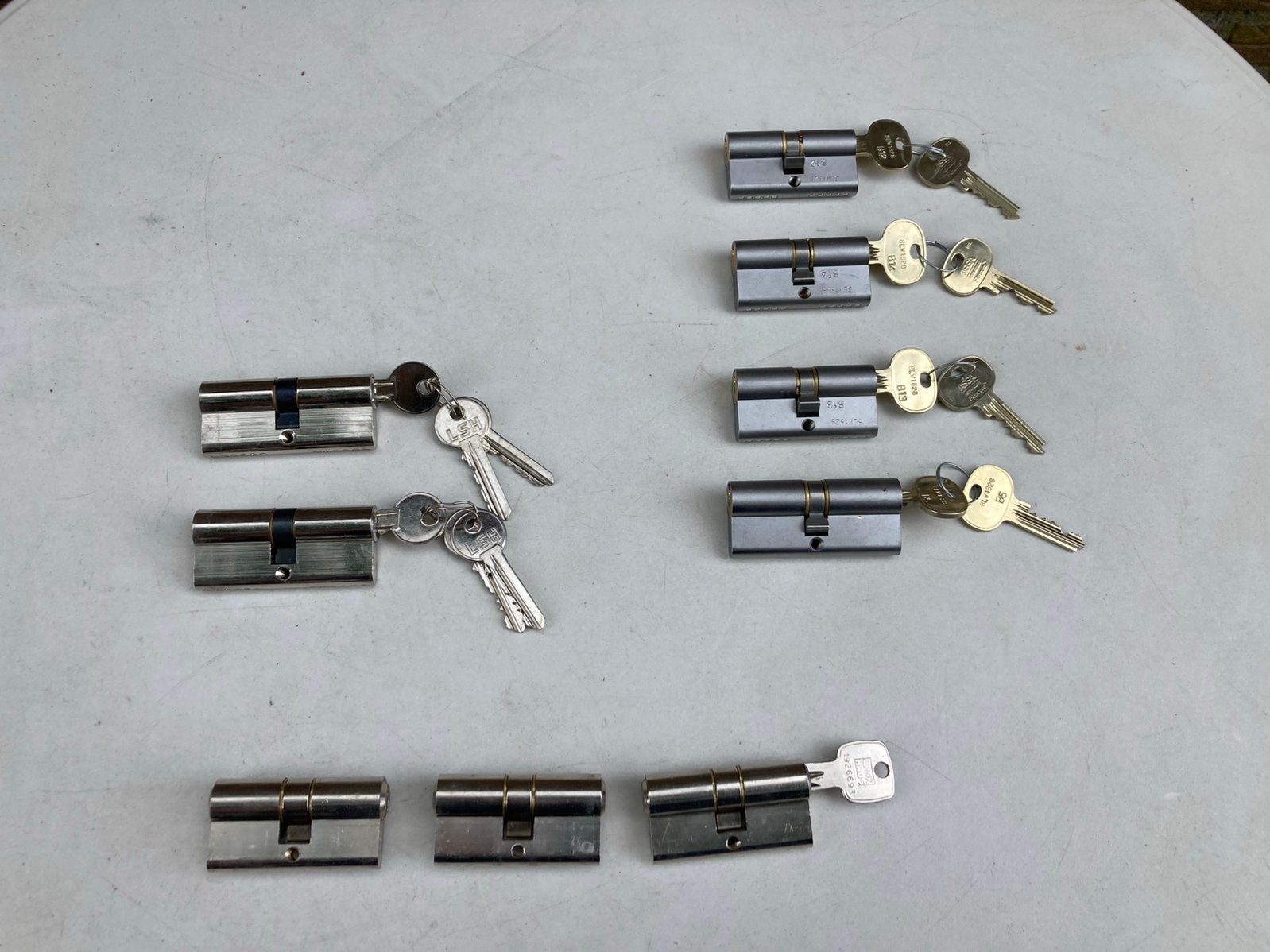 Diverse nieuwe cillinders zie omschrijving, Ophalen of Verzenden, Nieuw, Koper of Messing, Slot