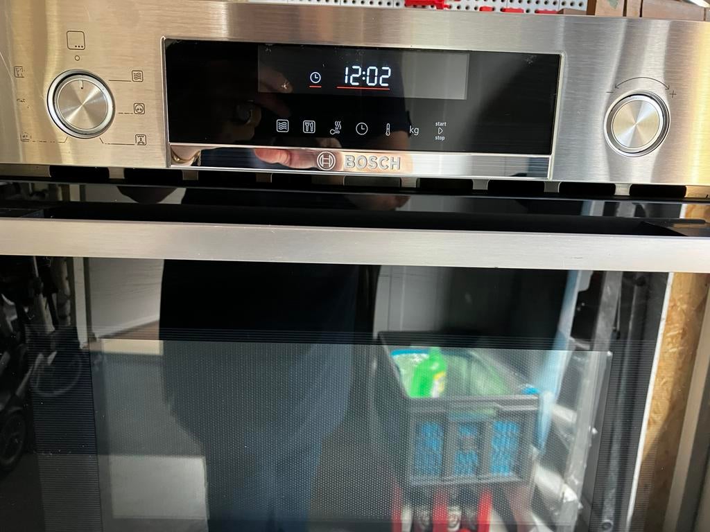 Bosch combi oven, Oven, Zo goed als nieuw, Inbouw, Draaiplateau