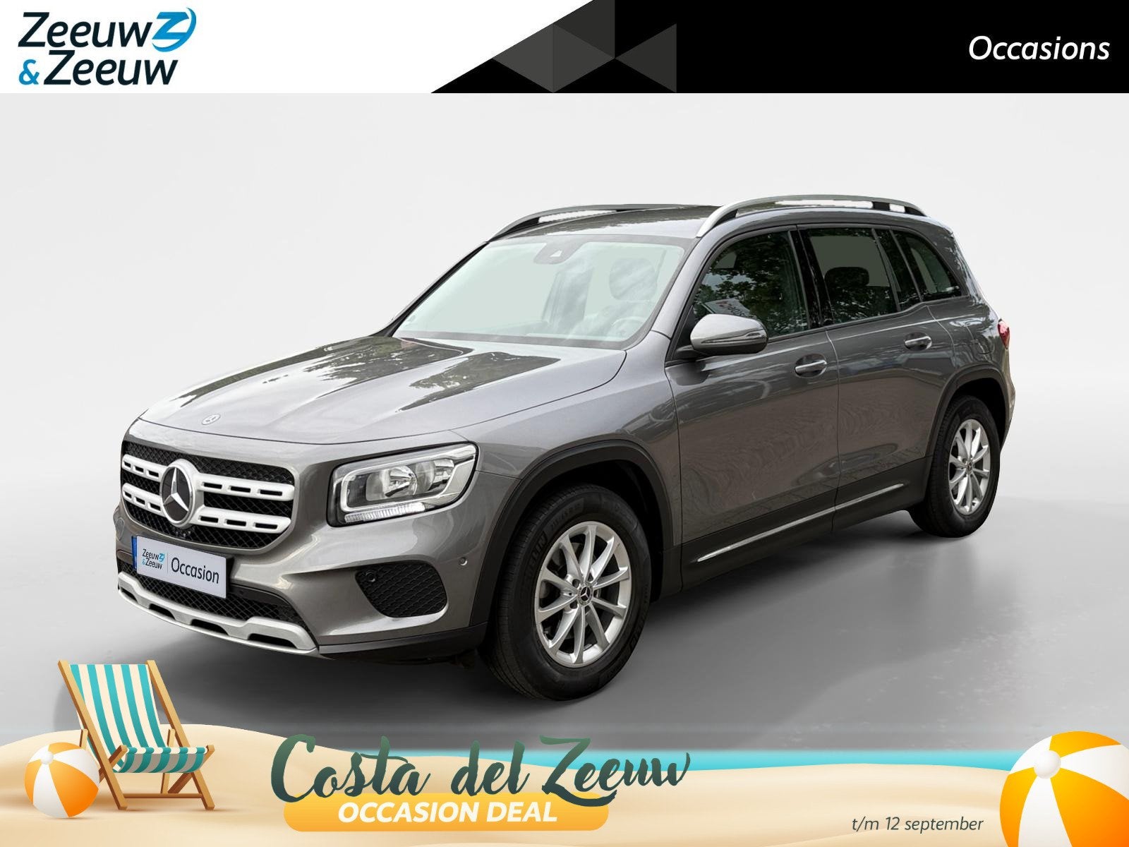 Mercedes-Benz GLB 200 Premium | ELEKTR. TREKHAAK | ELEKTR. K, 12 maanden, 4 cilinders, Leder en Stof, 163 pk