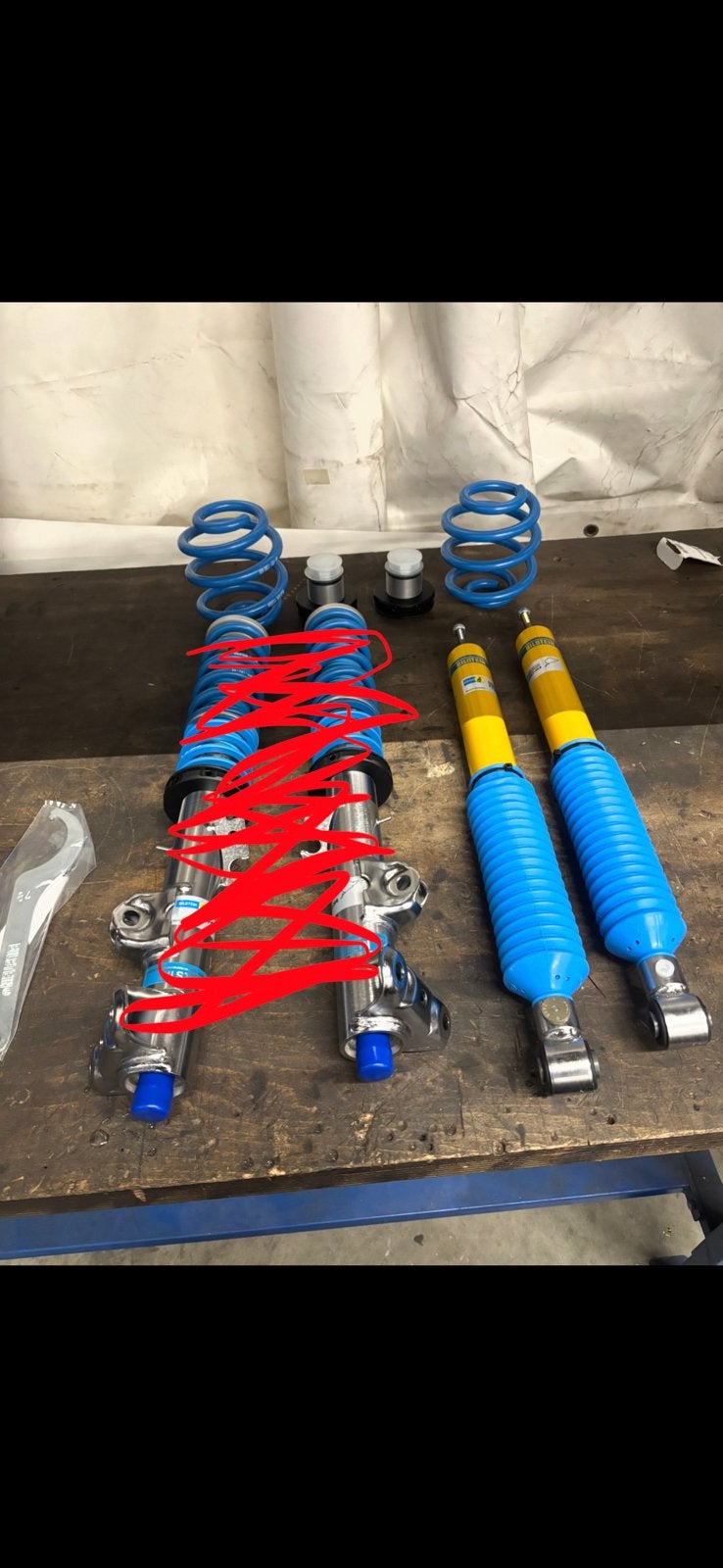 Bilstein B16 Pss9 Bmw e36 achter demper + veren. Gloednieuw, Auto-onderdelen, Ophalen